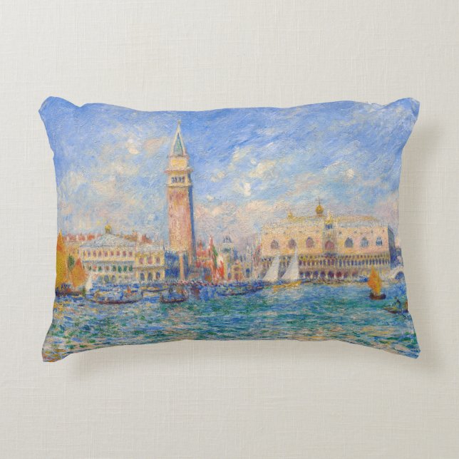 Pierre-Auguste Renoir - Venedig, der Dogenpalast Dekokissen (Vorderseite)