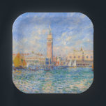 Pierre-Auguste Renoir - Venedig, der Dogenpalast Pappteller<br><div class="desc">Venedig, Dogenpalast (Vue de Venise, Le Palais des Doges) - Pierre-Auguste Renoir, Oil on Leinwand, 1881</div>