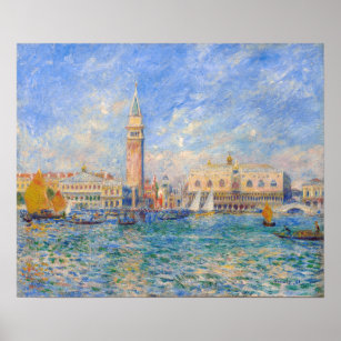 Pierre-Auguste Renoir - Venedig, der Dogenpalast Poster