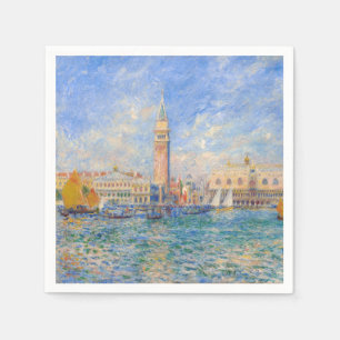 Pierre-Auguste Renoir - Venedig, der Dogenpalast Serviette