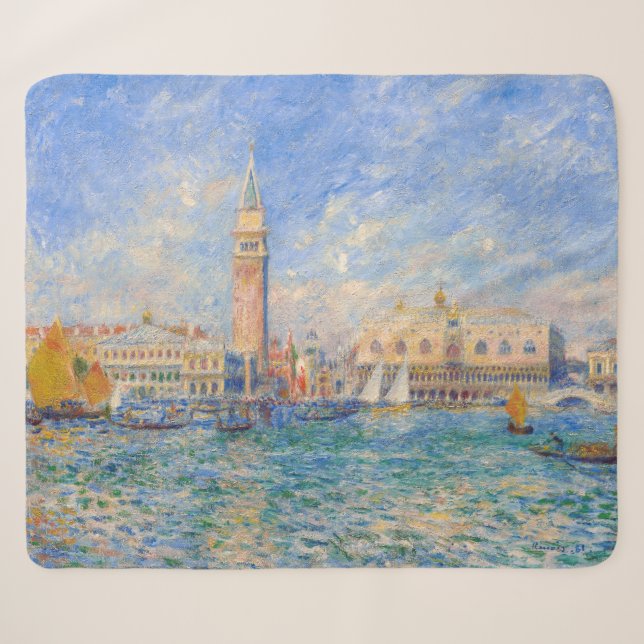 Pierre-Auguste Renoir - Venedig, der Dogenpalast Sherpadecke (Vorderseite (Horizontal))
