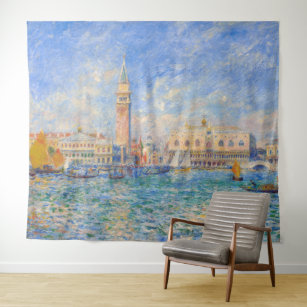 Pierre-Auguste Renoir - Venedig, der Dogenpalast Wandteppich