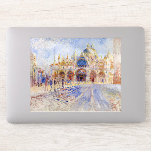 Pierre-Auguste Renoir - Venedig, Piazza San Marco Aufkleber