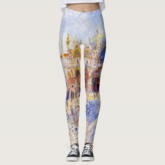 Pierre-Auguste Renoir - Venice, Piazza San Marco Leggings (Vorderseite)