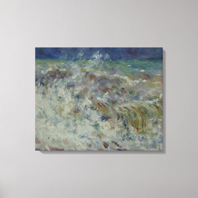 Pierre Auguste Renoir Vintag die Welle Leinwanddruck (Vorderseite)