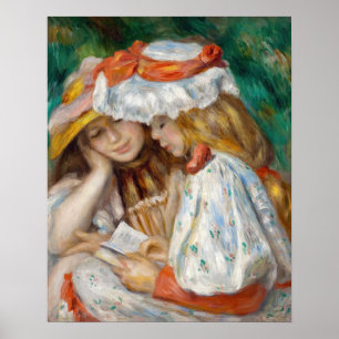 Pierre-Auguste Renoir - Zwei Girls Reading Poster