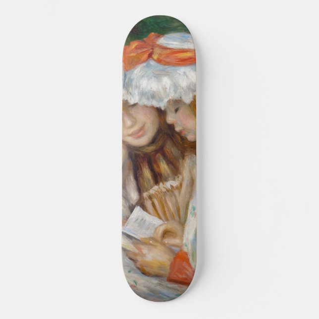 Pierre-Auguste Renoir - Zwei Girls Reading Skateboard (Vorderseite)