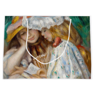 Pierre-Auguste Renoir - Zwei Mädchen lesen Große Geschenktüte