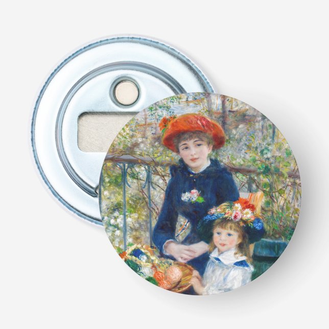 Pierre-Auguste Renoir - Zwei Schwestern auf der Te Flaschenöffner (Vorderseite)