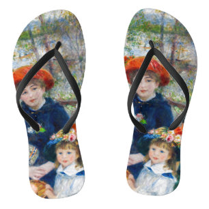 Pierre-Auguste Renoir - Zwei Schwestern auf der Te Flip Flops
