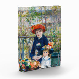 Pierre-Auguste Renoir - Zwei Schwestern auf der Te Fotoblock