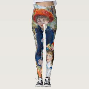 Pierre-Auguste Renoir - Zwei Schwestern auf der Te Leggings