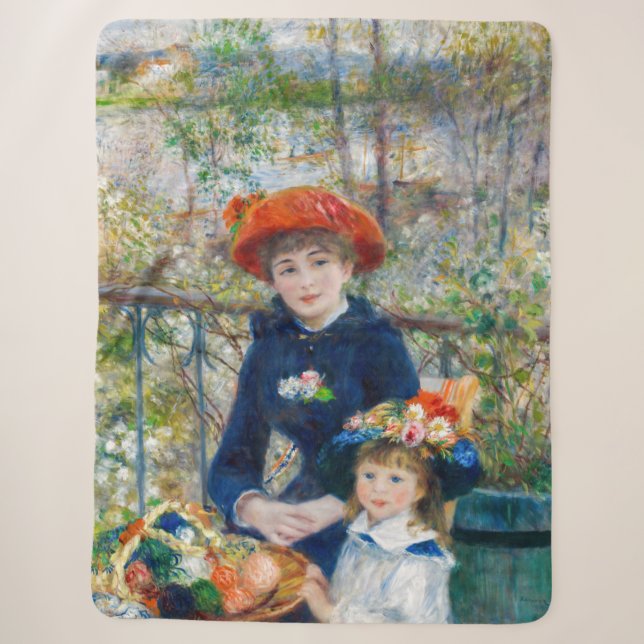 Pierre-Auguste Renoir - Zwei Schwestern auf der Te Sherpadecke (Vorderseite)