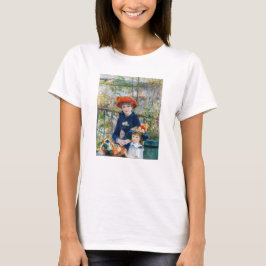 Pierre-Auguste Renoir - Zwei Schwestern auf der Te T-Shirt