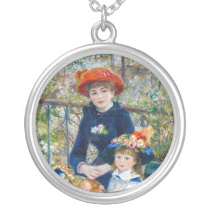 Pierre-Auguste Renoir - Zwei Schwestern auf der Te Versilberte Kette