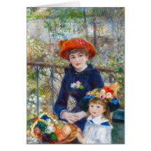 Pierre-Auguste Renoir Zwei Schwestern auf Terrasse
