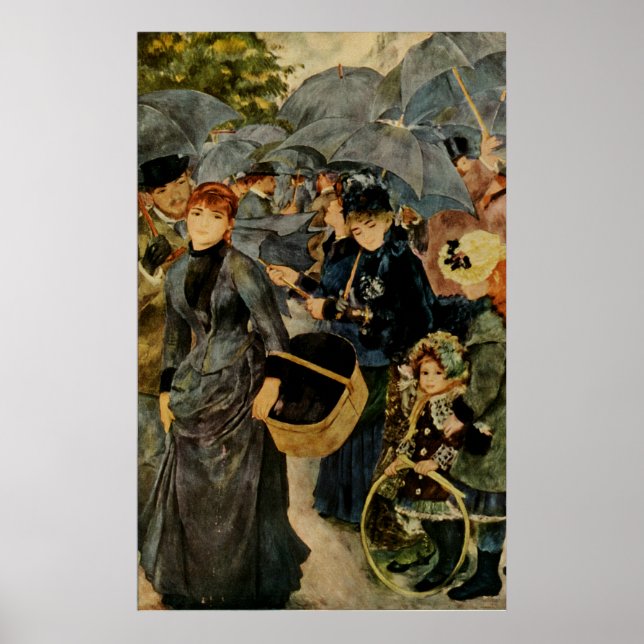 Pierre-Auguste Renoir's The Umbrellas (1883) Poster (Vorne)