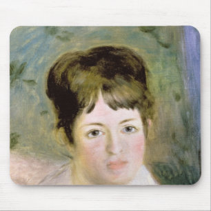 Pierre der Kopf einer Renoir Frau Mousepad