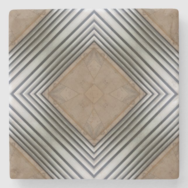 Pierre dessous-de-verre en pierre. (Devant)