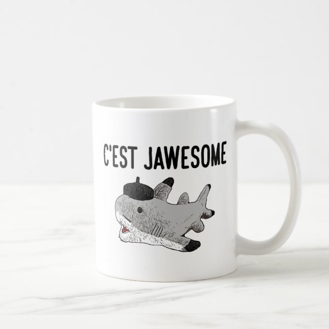 Pierre die Haifisch-Tasse (linkshändig) Kaffeetasse (Rechts)