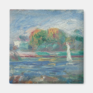Pierre ein Renoir der blaue Fluss Magnet