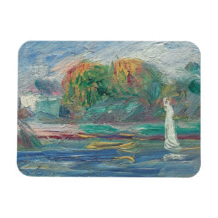 Pierre ein Renoir der blaue Fluss Magnet