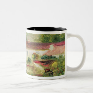 Pierre ein Renoir   Haus bei Essoyes Zweifarbige Tasse