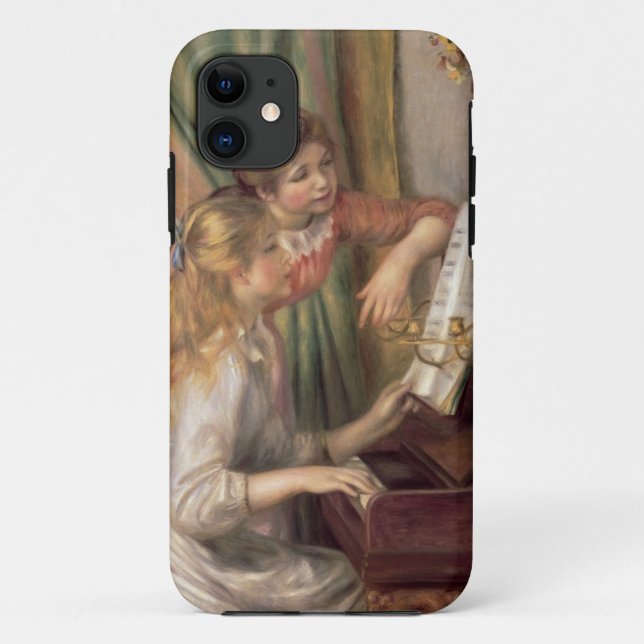 Pierre ein Renoir | junge Mädchen am Klavier Case-Mate iPhone Hülle (Rückseite)