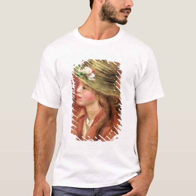 Pierre ein Renoir | junges Mädchen in einem T-Shirt (Vorderseite)