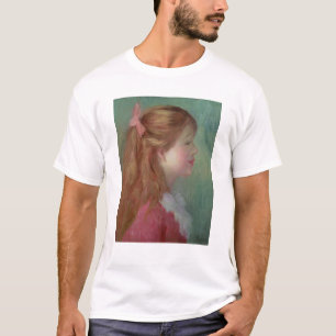 Pierre ein Renoir junges Mädchen mit dem langen T-Shirt