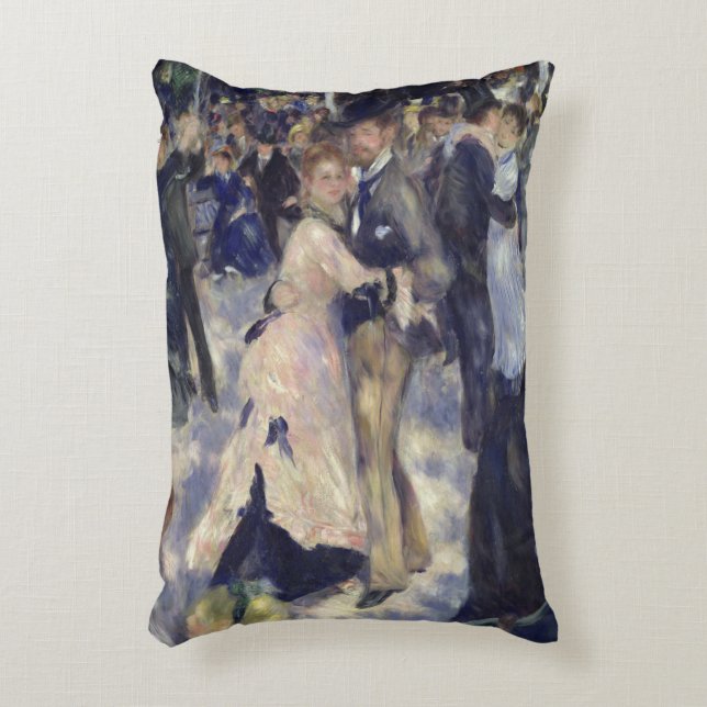 Pierre ein Renoir | Le Moulin de La Galette Dekokissen (Vorderseite(Vertikal))