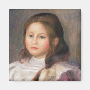 Pierre ein Renoir Porträt eines Kindes 2 Magnet