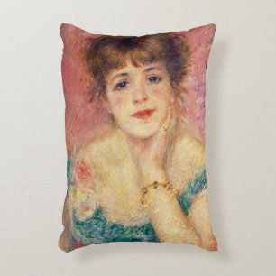 Pierre ein Renoir Porträt von Jeanne Samary Dekokissen