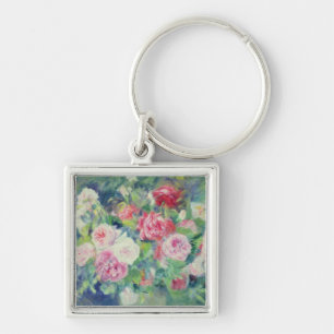 Pierre ein Renoir   Rosen 2 Schlüsselanhänger
