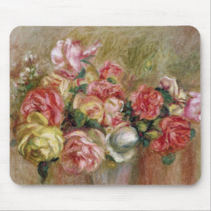 Pierre ein Renoir Rosen in einem Sevres Vase Mousepad