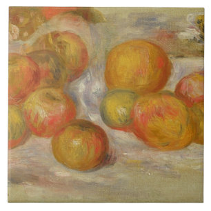 Pierre ein Renoir Stillleben mit Äpfeln Fliese