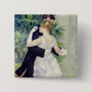 Pierre ein Renoir   Tanz in der Stadt Button