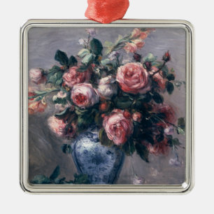 Pierre ein Renoir Vase Rosen Ornament Aus Metall