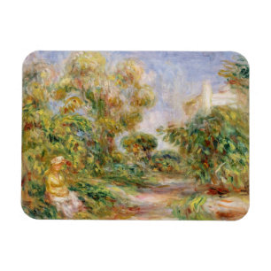 Pierre eine Renoir Frau in einer Landschaft Magnet