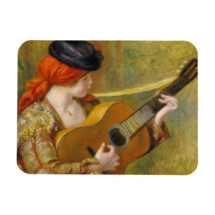 Pierre eine Renoir junge spanische Frau mit Magnet