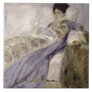 Pierre eine Renoir   Madame Monet auf einem Sofa Fliese