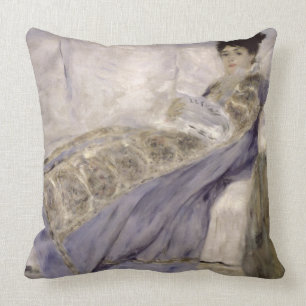 Pierre eine Renoir   Madame Monet auf einem Sofa Kissen