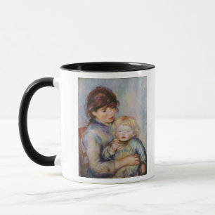 Pierre eine Renoir Mutterschaft, Kind mit einem Tasse