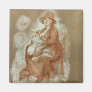 Pierre eine Renoir   Mutterschaft Magnet