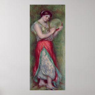 Pierre eine Renoir   Tänzerin mit Tambourine Poster
