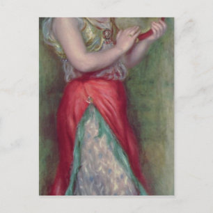 Pierre eine Renoir   Tänzerin mit Tambourine Postkarte
