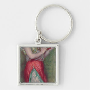 Pierre eine Renoir Tänzerin mit Tambourine Schlüsselanhänger