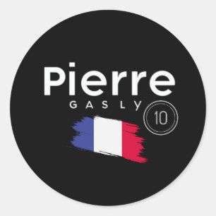 Pierre Gasly, Formel 1, Rennfahrer Runder Aufkleber