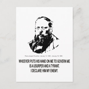 Pierre-Joseph Proudhon Postkarte