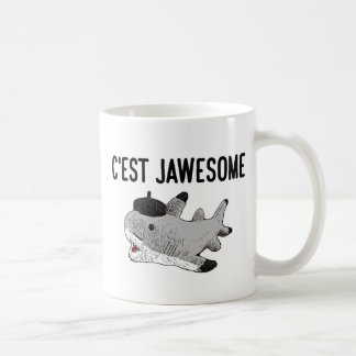 Pierre la tasse de requin (gaucher)